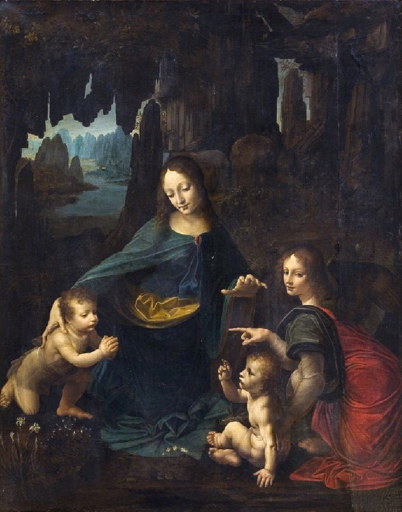 Leonardo da Vinci reprodukcija The Virgin of the Rocks (1601 – 1700), VISOS REPRODUKCIJOS , paveikslai, reprodukcijos internetu